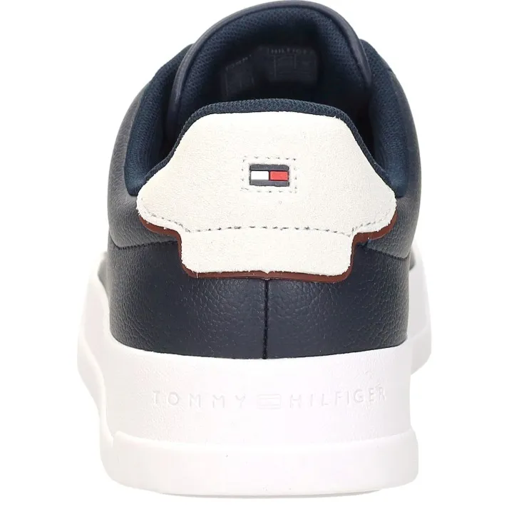 Tommy Hilfiger Court Leather sneaker blauw, foto 6