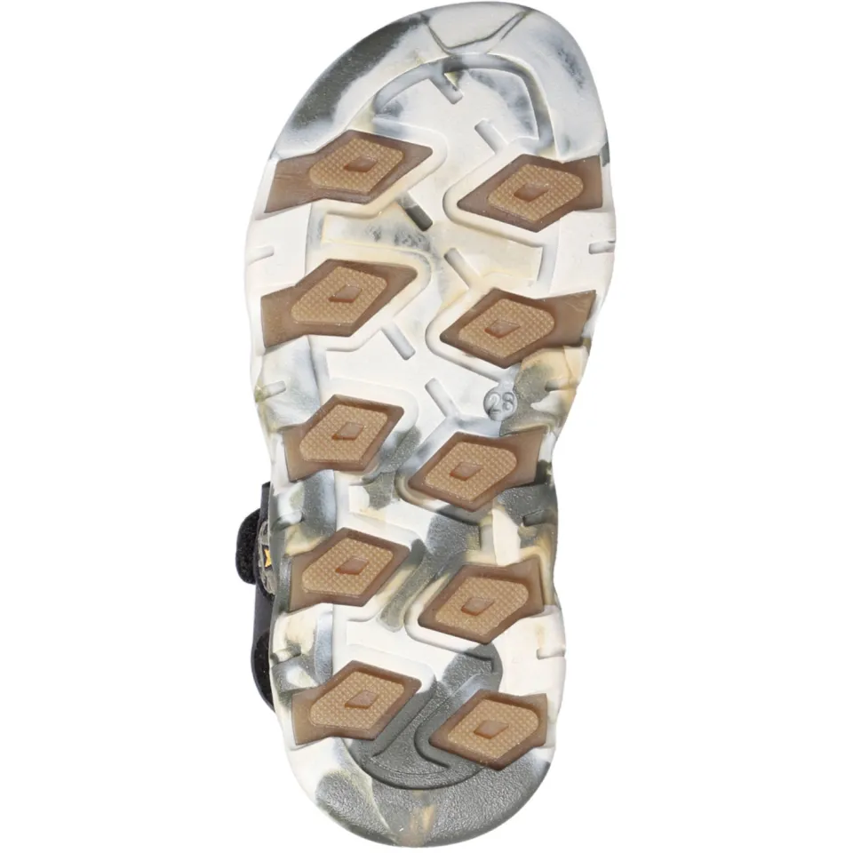Develab leren sandalen zwart, foto 3