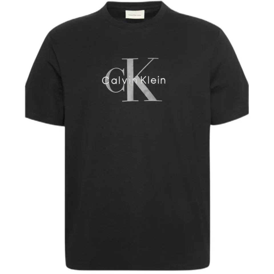 Calvin Klein JEANS oversized T-shirt zwart, foto 2