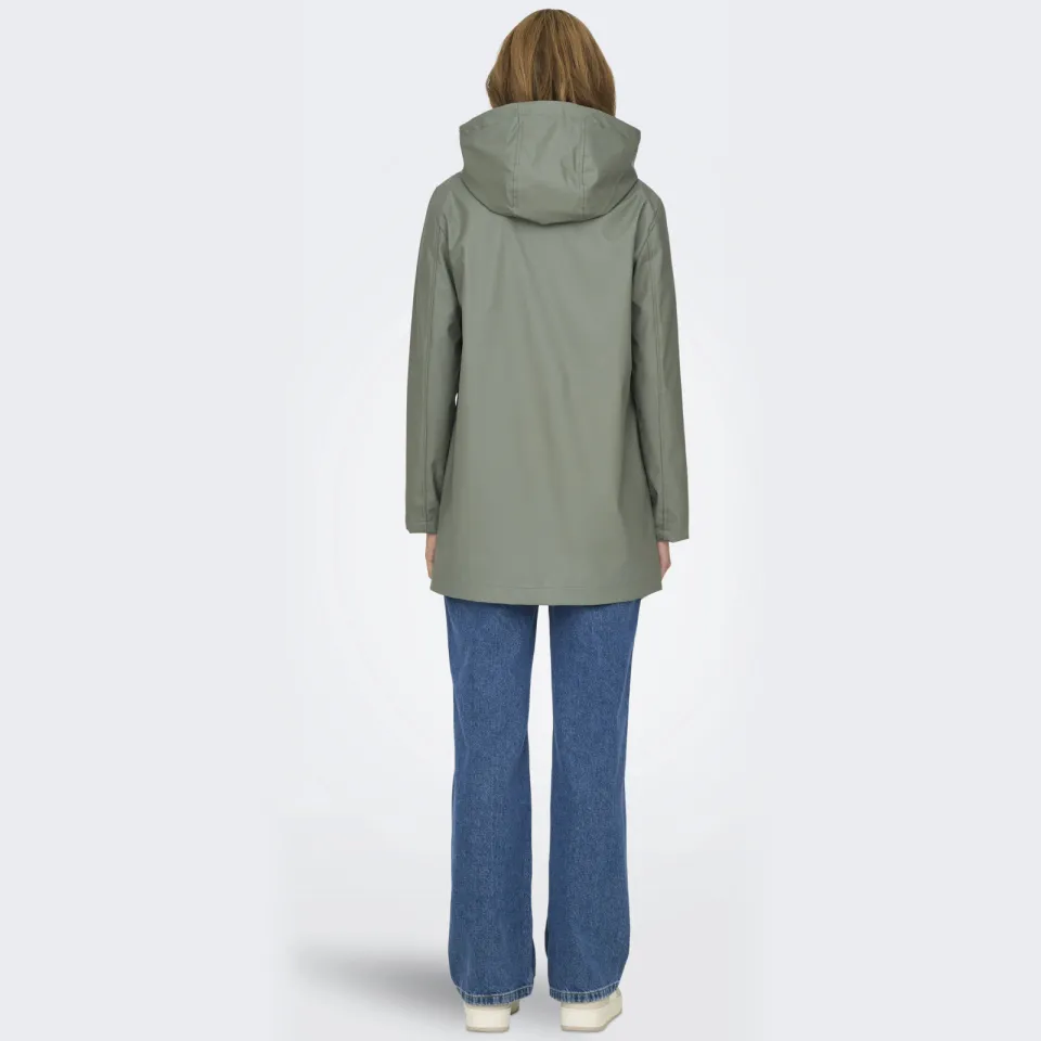 Only ONLELISA regenjas agavegroen agave green, foto 5