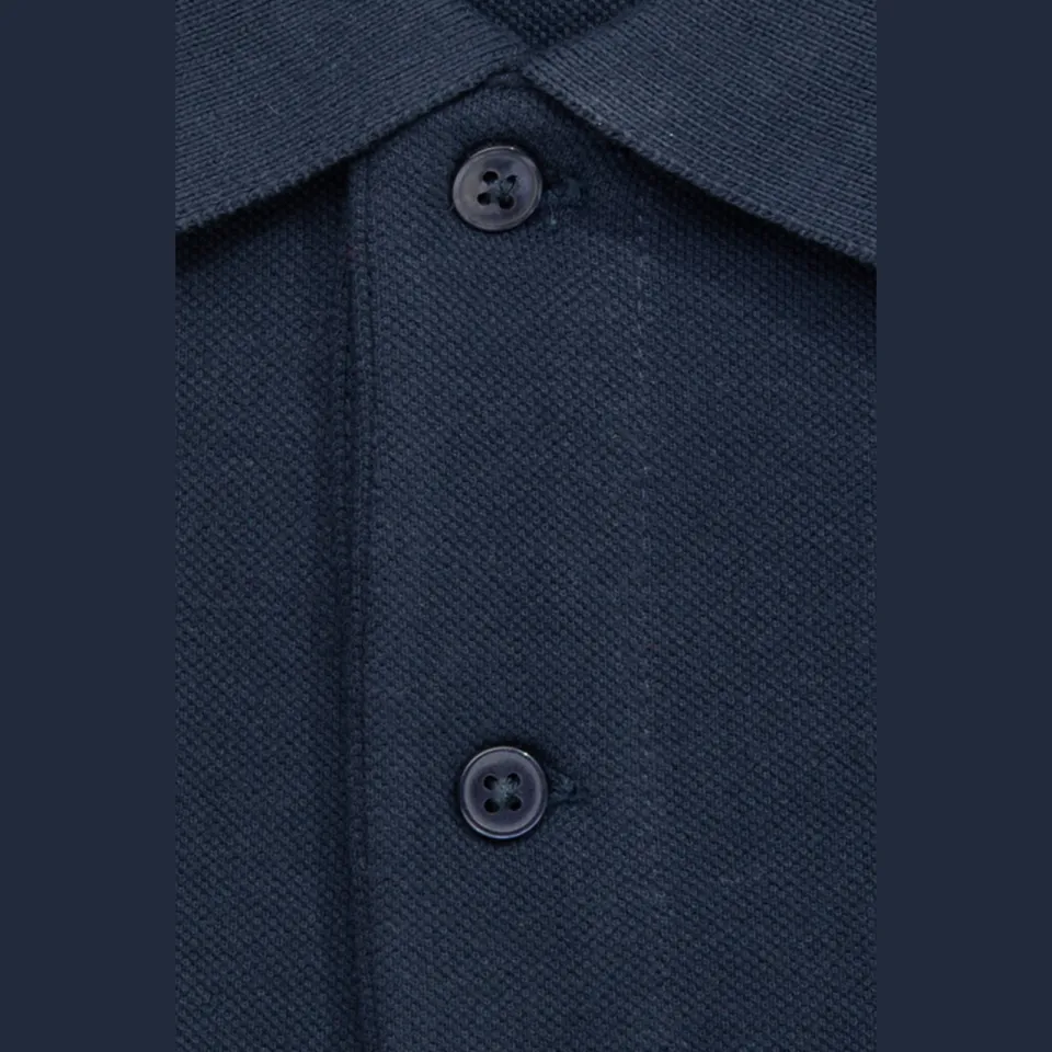 Seidensticker regular fit polo donkerblauw, foto 8