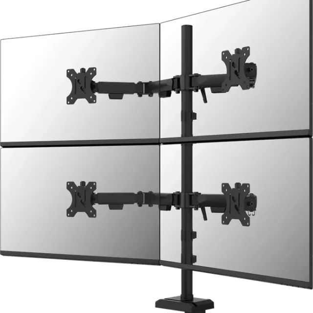 Neomounts NERO DS60-600BL2-2 Monitorarm Zwart