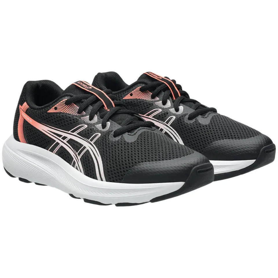 Asics Contend 10 mesh hardloopschoenen - zwart/oranje, foto 6