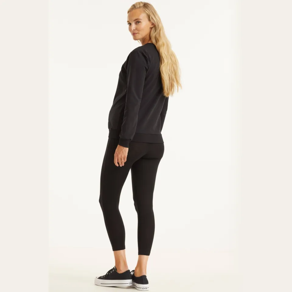 LOVE2WAIT 3/4 high waist skinny zwangerschapslegging zwart, foto 4