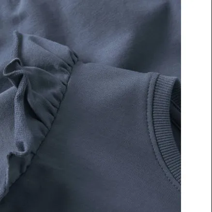 NAME IT MINI sweater met ruches - blauw, foto 4