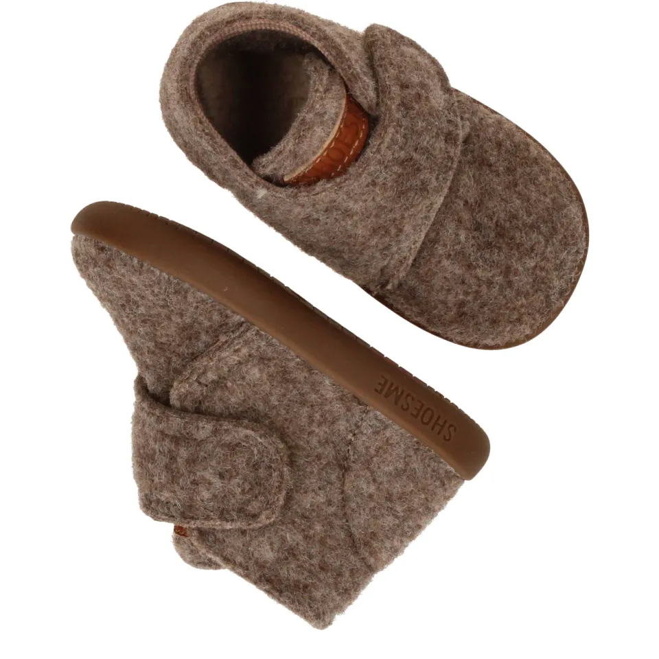 Shoesme House Shoe pantoffels taupe, foto 7