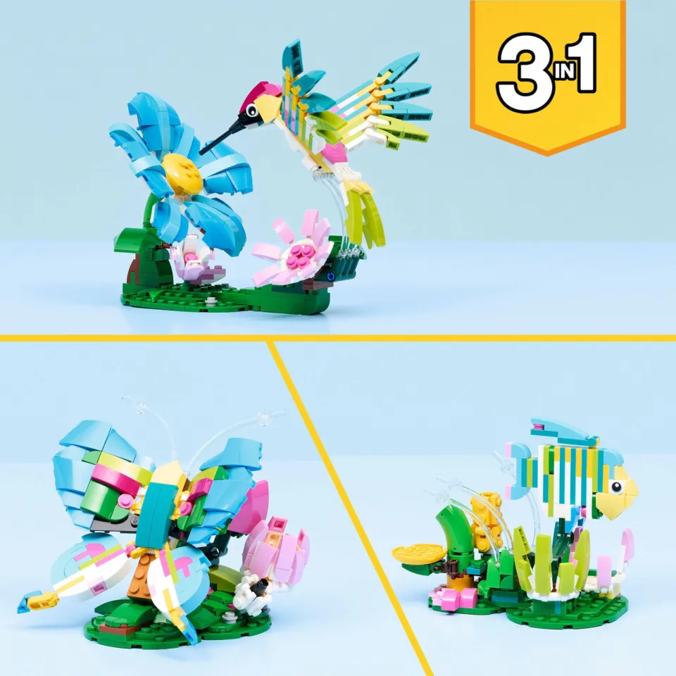 Lego Creator Wilde dieren: kleurrijke kolibrie 31384, foto 4