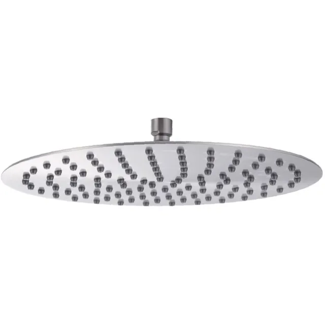 Wiesbaden Caral UFO hoofddouche ultra plat rond RVS look