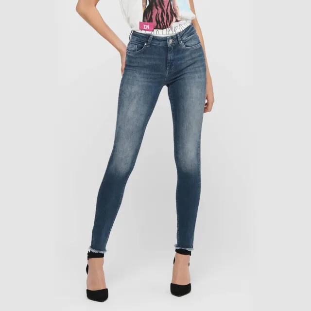 Only skinny jeans ONLBLUSH blue grey denim regular, foto 5