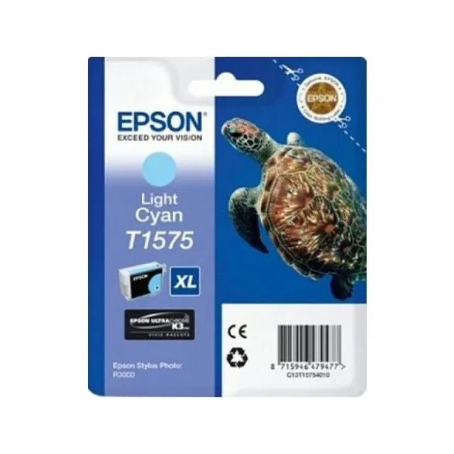Epson T1575 (C13T157540) Inktcartridge Licht-cyaan