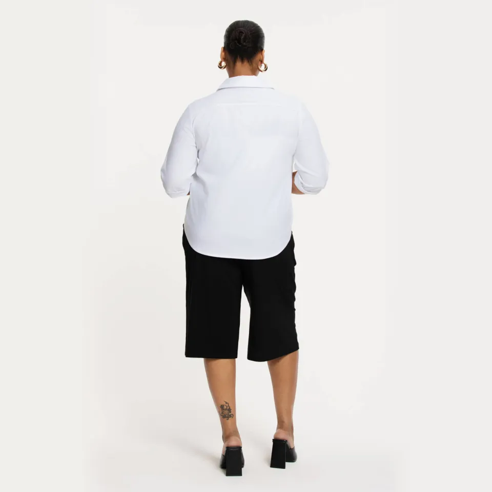 Yoek Stretch blouse wit, foto 2