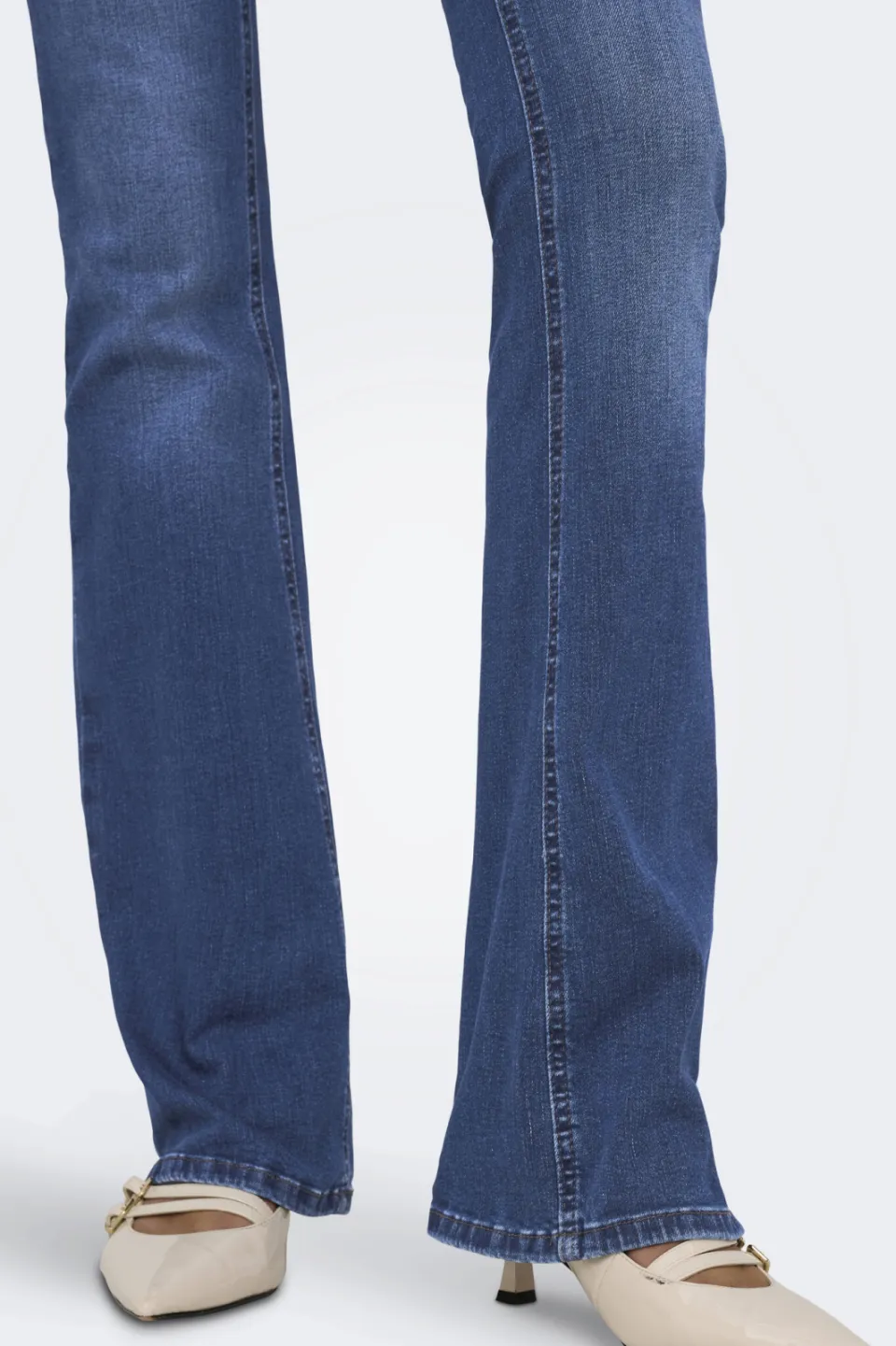 Only flared jeans ONLBLUSH dark denim, foto 5