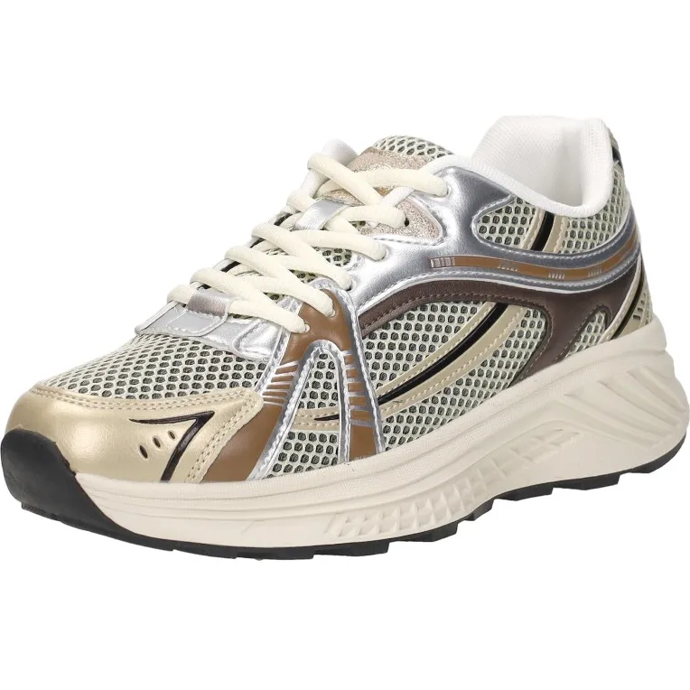 Sub55 lage sneakers goudkleur, foto 3