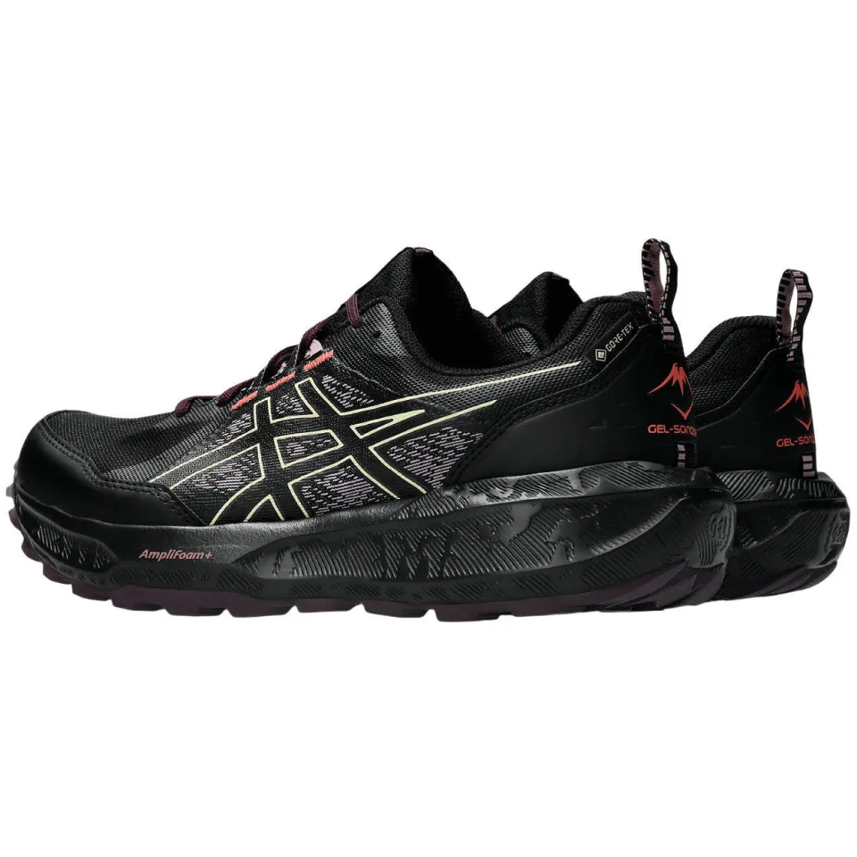 Asics Gel-Sonoma 8 GTX mesh hardloopschoenen - zwart/aubergine, foto 6