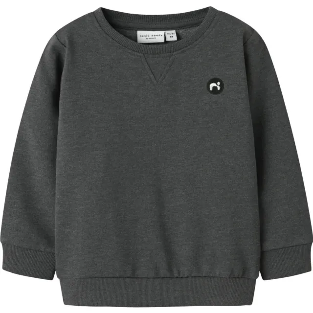 NAME IT MINI sweater donkergrijs melange