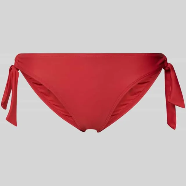 Barts slim fit bikinibroekje met logodetail model 'Kelli' rood