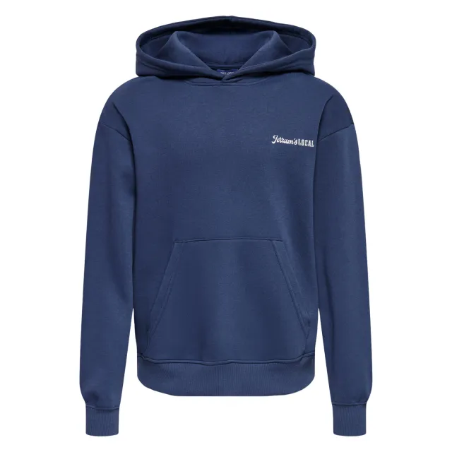 Only & Sons JUNIOR hoodie met backprint - blauw