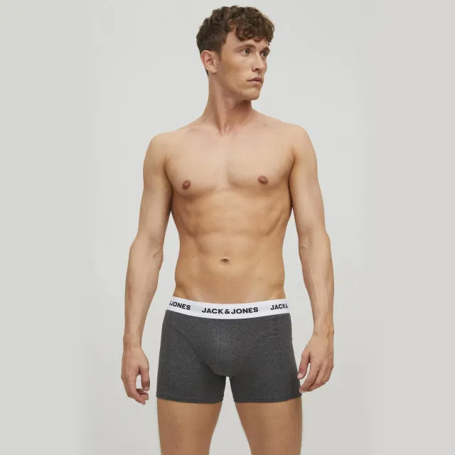 Jack & Jones JACBASIC boxershort grijs Zwart