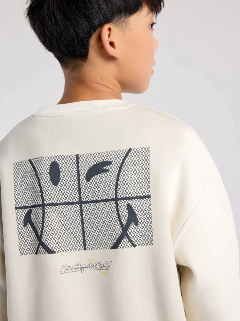 America Today sweater met backprint - ecru, foto 7