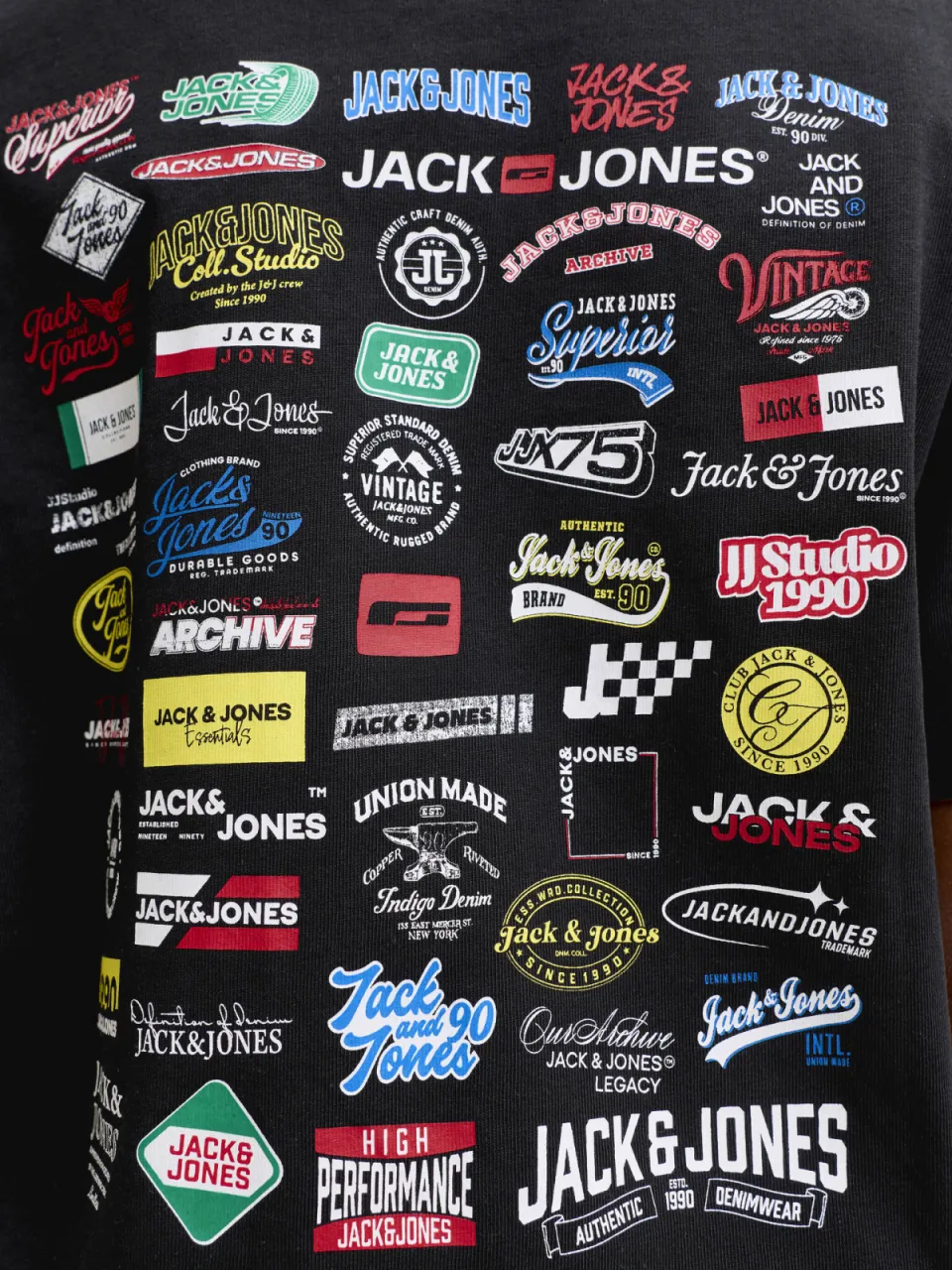 Jack & Jones JJLEGACY t-shirt zwart, foto 6