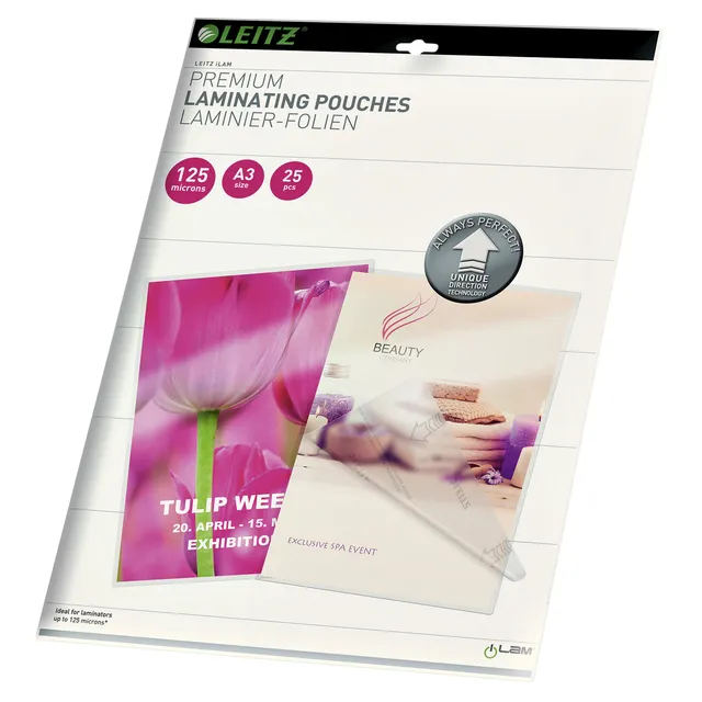 Leitz Lamineerhoes leitz ilam a3 2x125micron 25 stuks