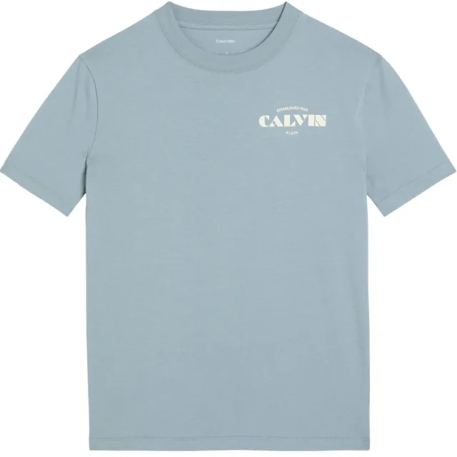 Calvin Klein T-shirt met logo blauw