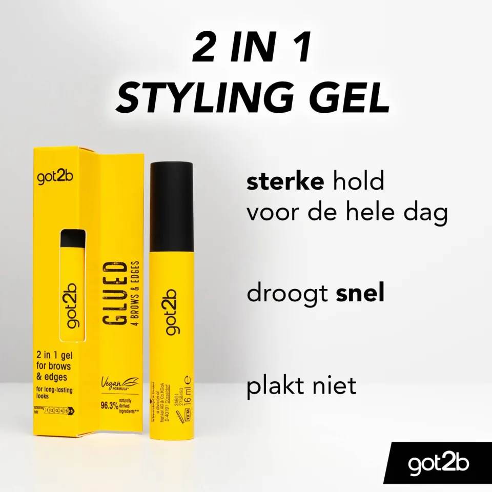 Schwarzkopf Got2b Glued 4 Brows & Edges 2-in-1 wenkbrauwgel, foto 7
