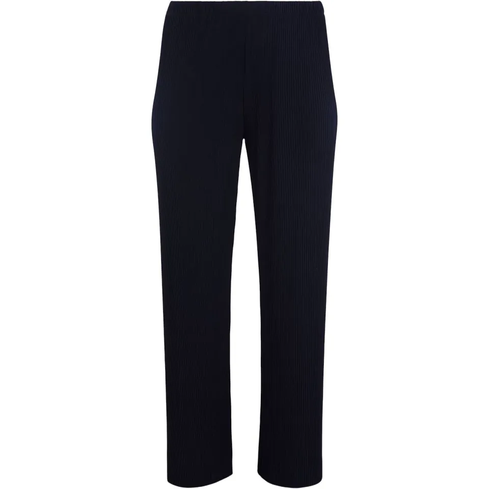 Yoek Pantalon loose PLISSÉ lange broek blauw, foto 2