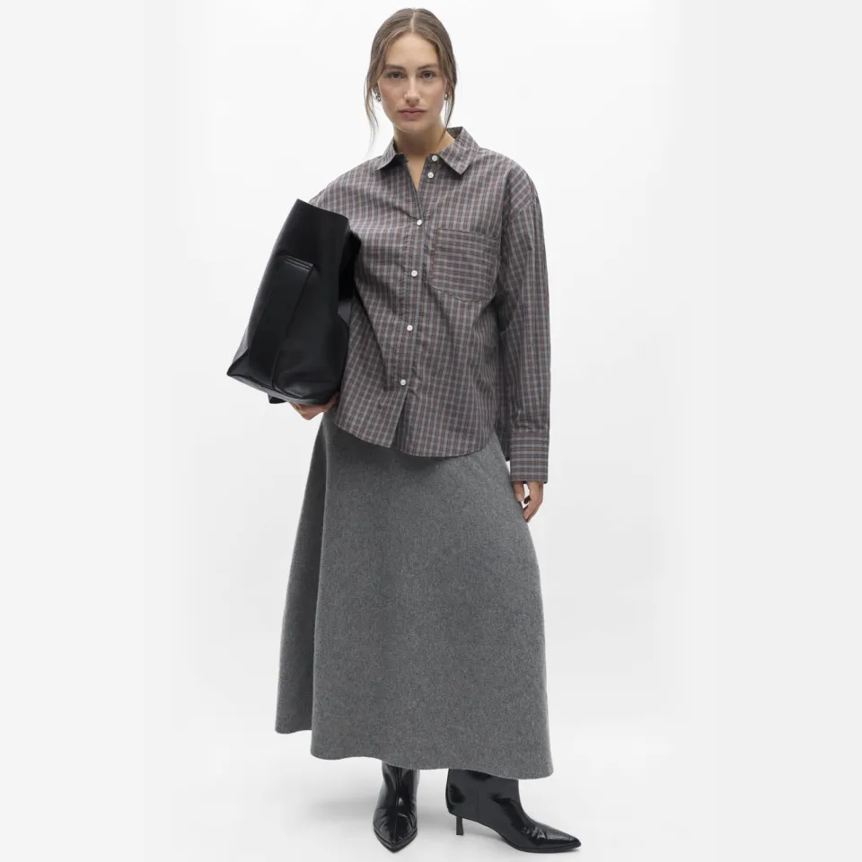 Object Objzila blouse bruin, foto 3