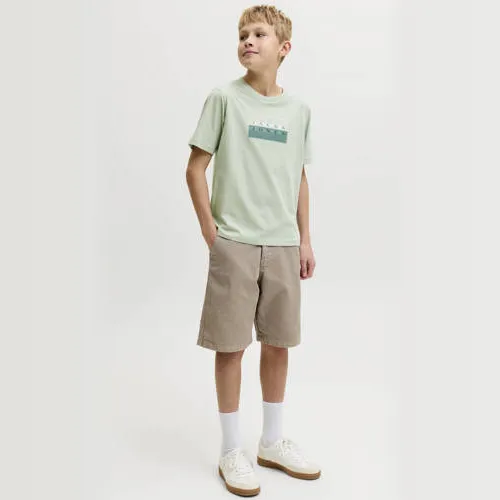 Jack & Jones Junior T-shirt lichtgroen, foto 3