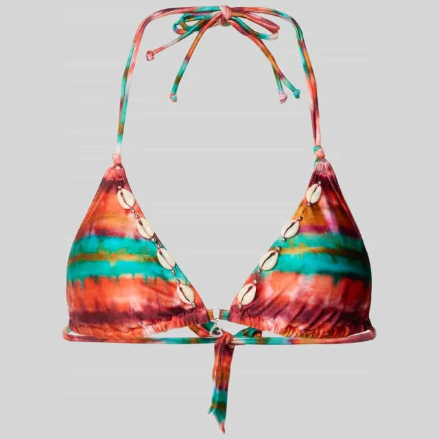 banana moon Bovendeel van bikini met siergarnering Model 'Yero Solaya' oranje, foto 2