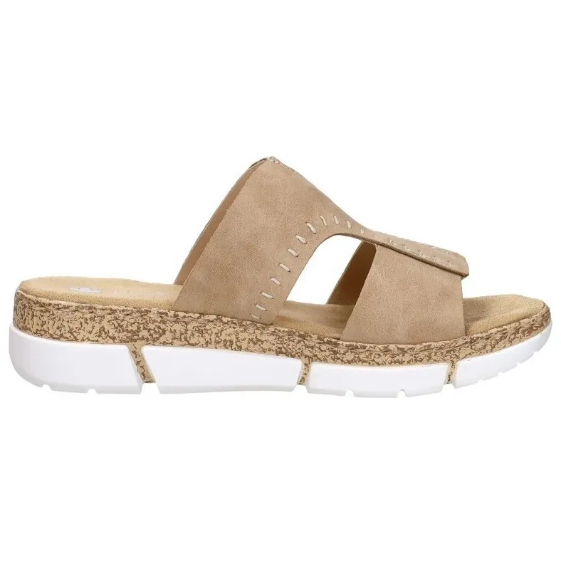 Rieker Open Teen slipper beige