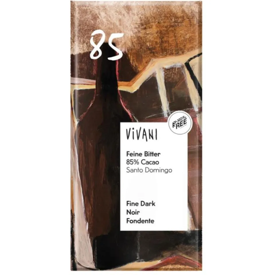 Vivani Feine Bitter 85% cacao reep