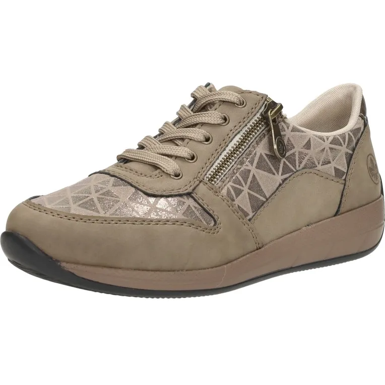 Rieker lage sneakers beige, foto 4