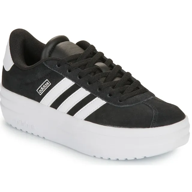 Adidas VL Court Bold J kindersneakers zwart Black