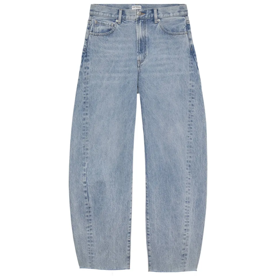 Catwalk Junkie barrel jeans - medium blue denim, foto 2