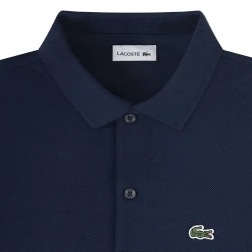 Lacoste pique polo donkerblauw, foto 2