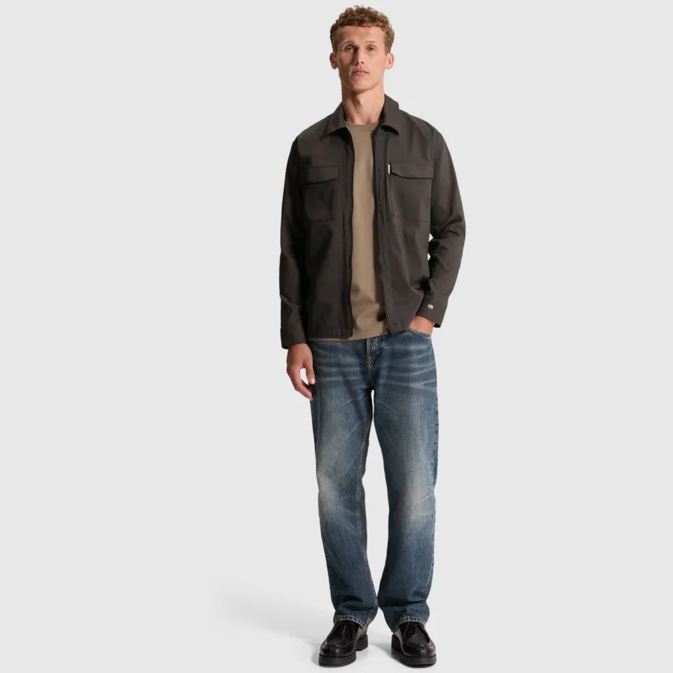 Cast Iron regular fit overshirt - antraciet, foto 5