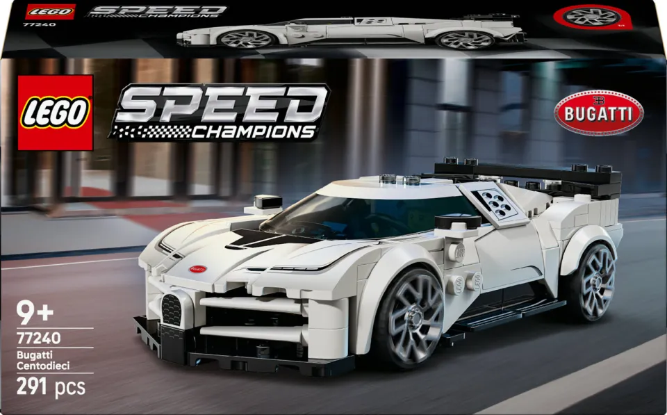 Lego Speed Champions Bugatti Centodieci hyper sportauto 77240, foto 3