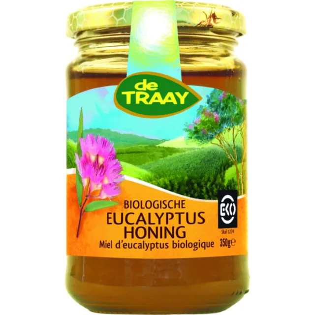 De Traay Honing Eucalyptus Bio 350 gr
