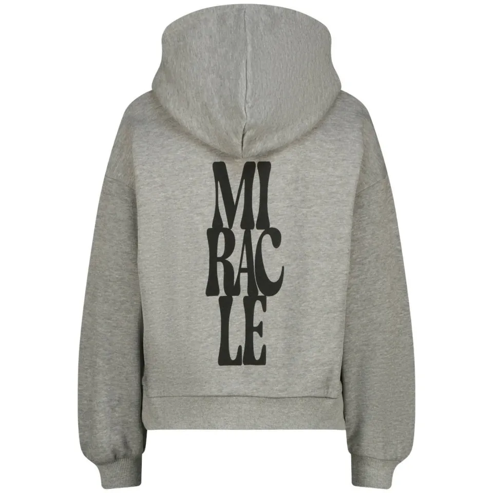 Raizzed hoodie met backprint - grijs melange, foto 3