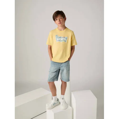 Levi's denimshort lichtblauw, foto 4