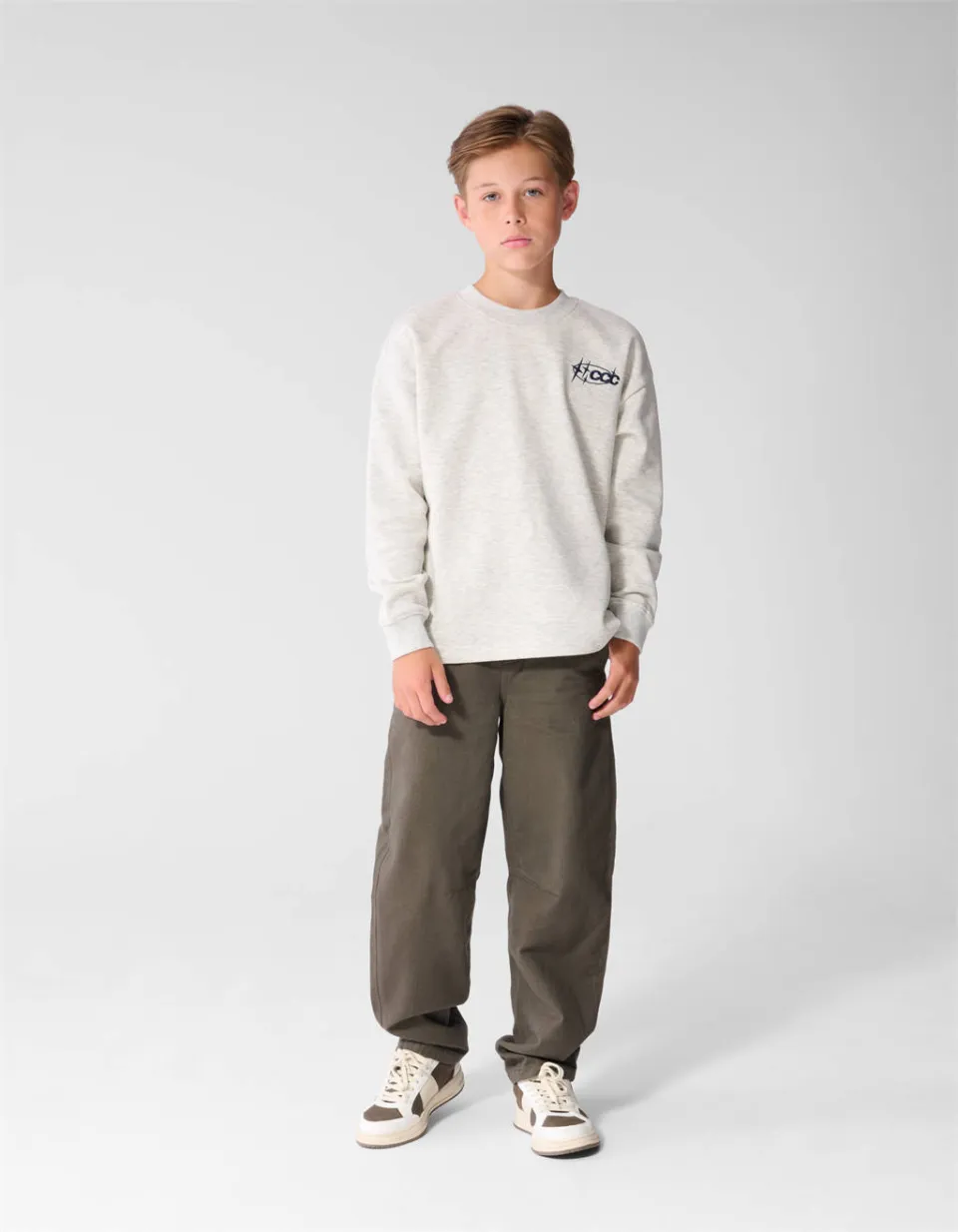 Shoeby sweater met backprint - lichtgrijs, foto 7