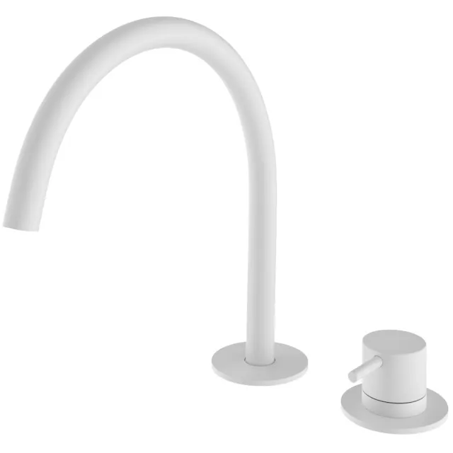 Hotbath Wastafelmengkraan Hotbath Cobber 2 Mat Wit