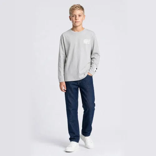 Petrol Industries longsleeve met backprint grijs, foto 3
