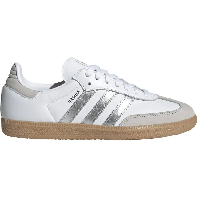 Adidas Samba OG sneaker wit zilver Wit/zilver metallic