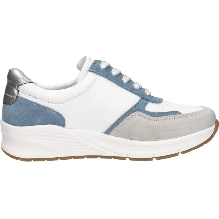 Sub55 Comfort Collection Kary 16 lage sneakers wit
