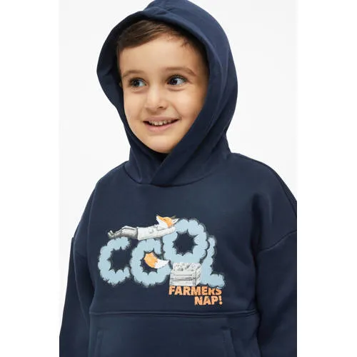 s.Oliver hoodie met print - donkerblauw, foto 5