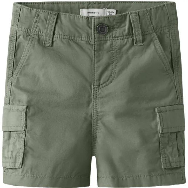 NAME IT MINI cargoshort groen