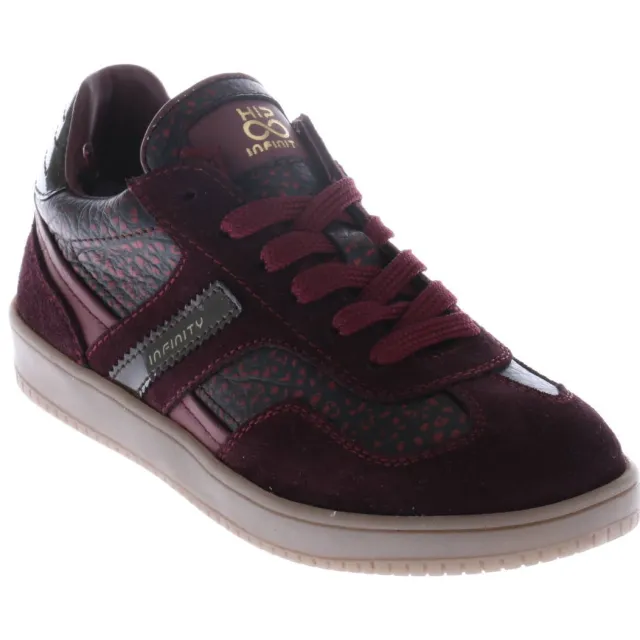 Hip leren sneakers bordeaux, foto 2